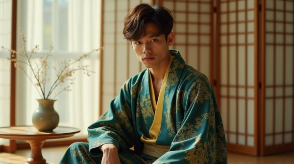 Élégance et confort du kimono moderne pour homme