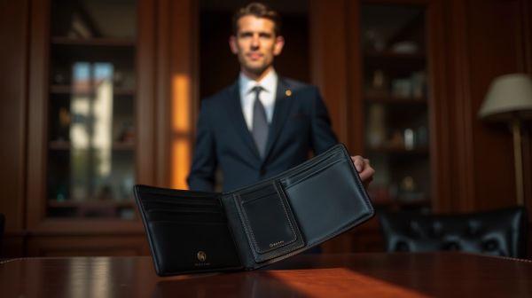 Le meilleur porte-cartes homme : luxe et fonctionnalité révulsives