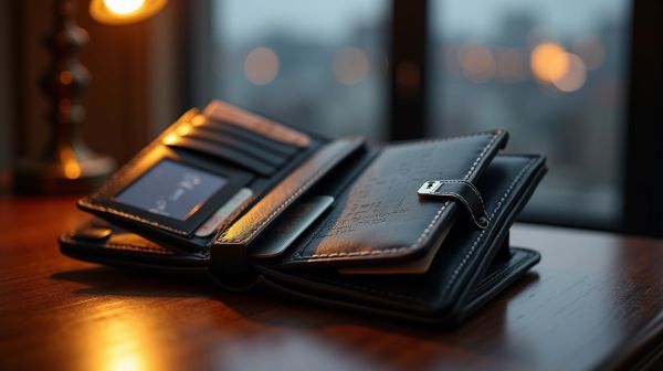Le meilleur porte-cartes homme : luxe et fonctionnalité révulsives
