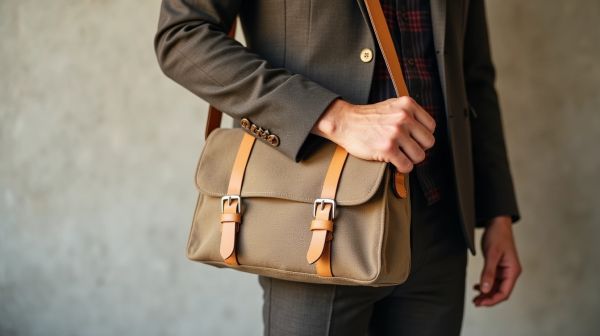 Pourquoi choisir une sacoche en tissu pour homme adaptée à votre style ?