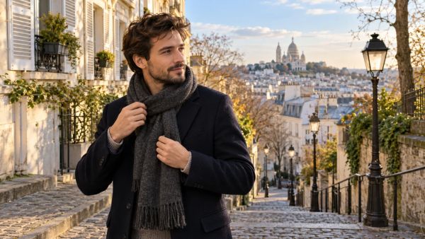 Top 5 écharpes pour hommes : style et confort au rendez-vous